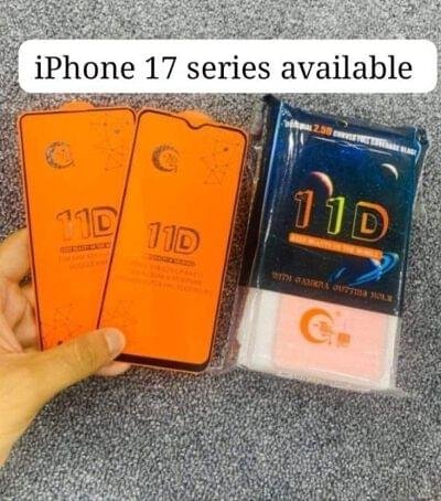 11D tempered glass wholesale for iPhone 17 series